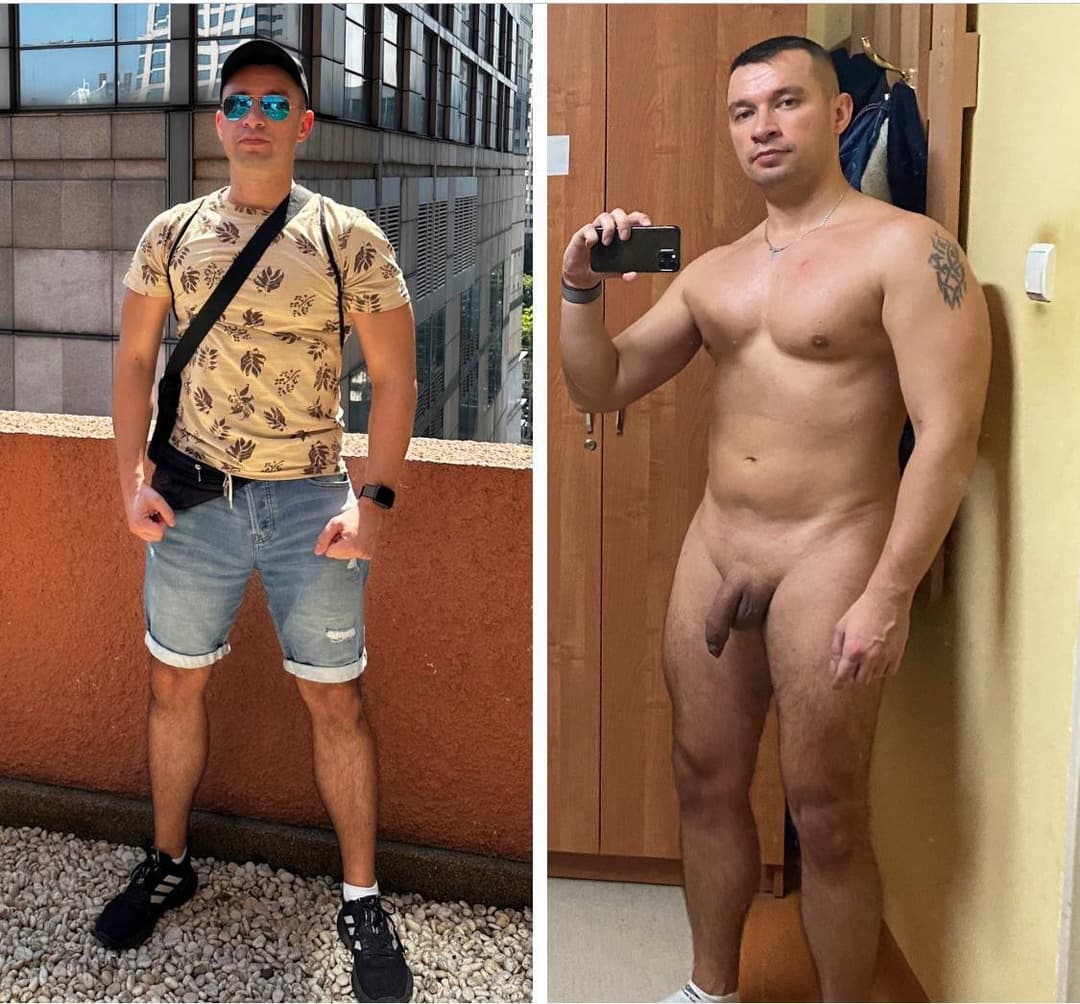 Nude muscle hunk from Poland