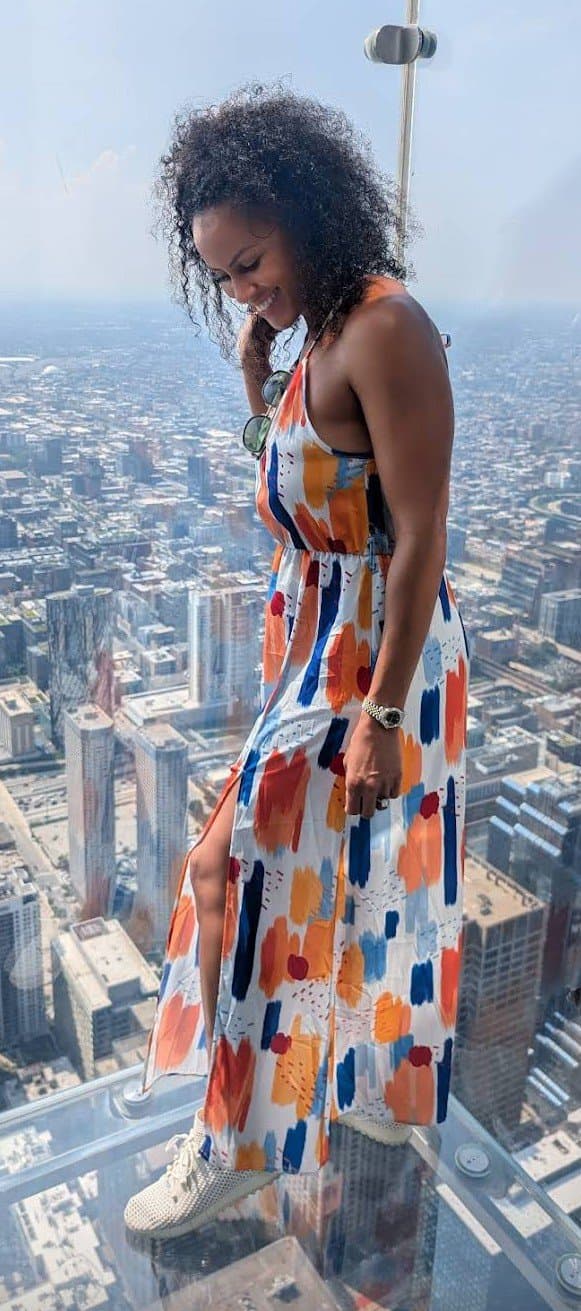 Sexy slut black wife has a hot mom bod.  She smiles as she waits for your hot load facial