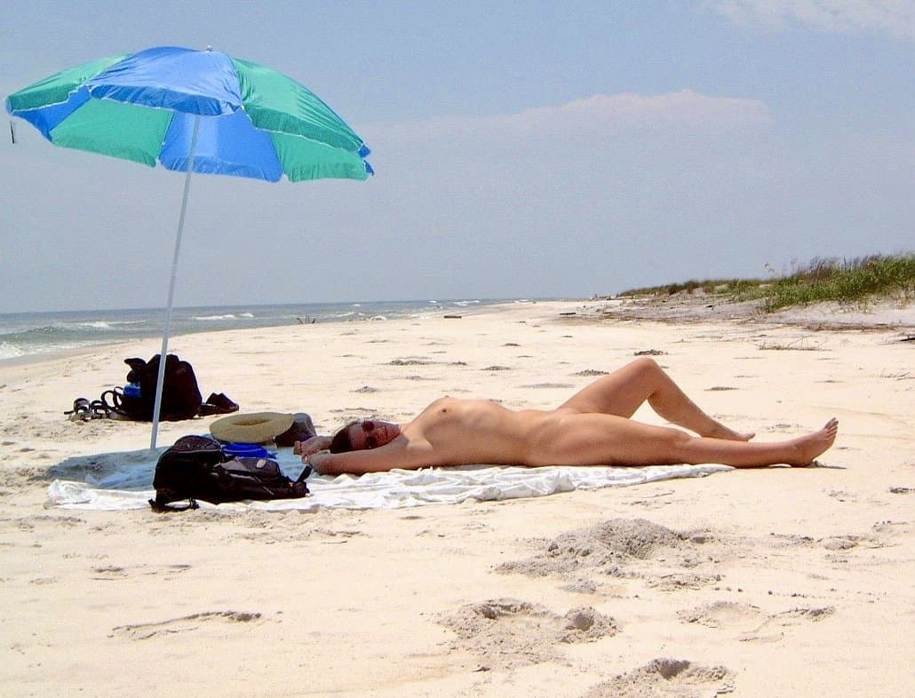 Jill from Iowa Nude on Ship Island