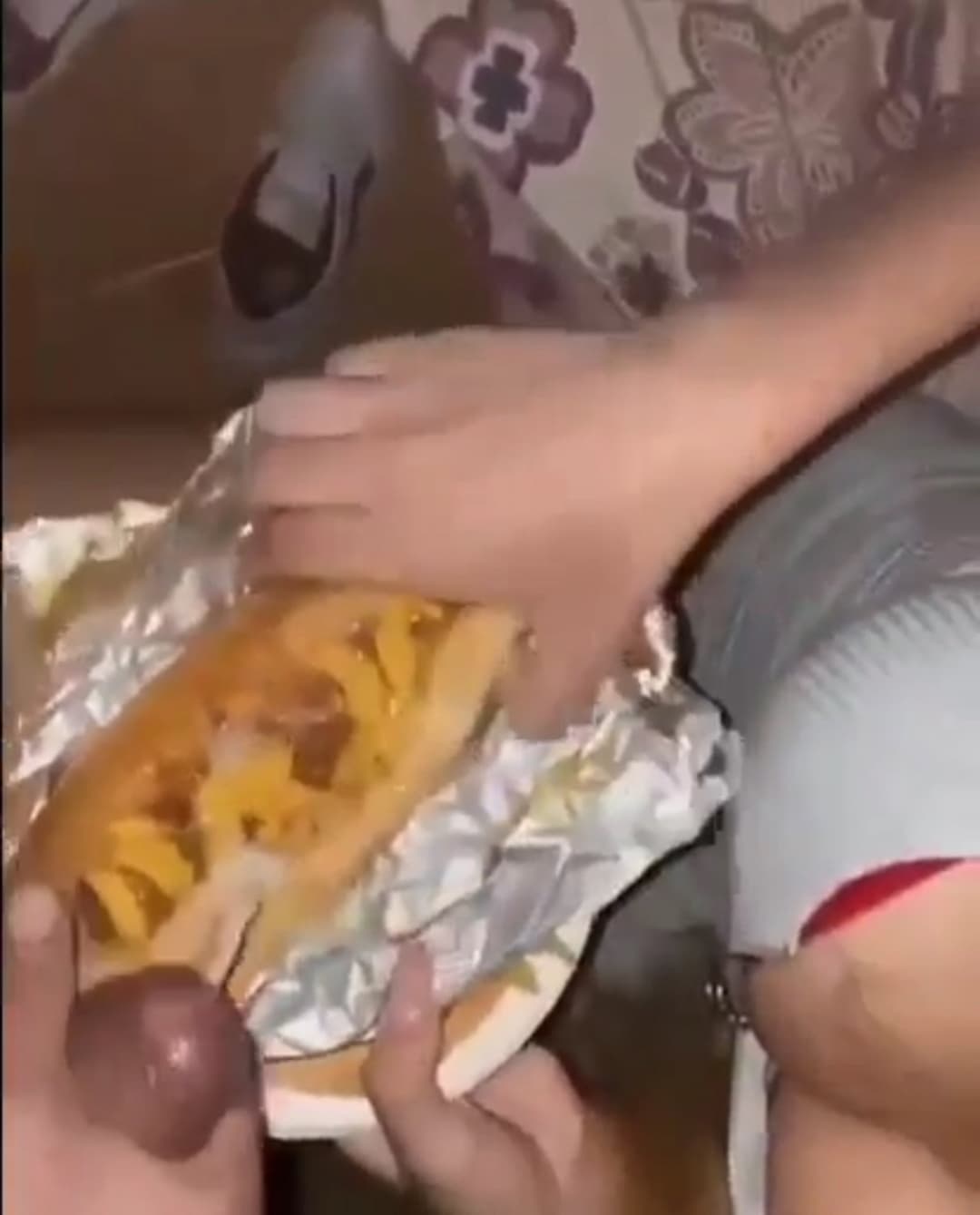 Nutted in my girls hotdog right before she was gonna take a bite