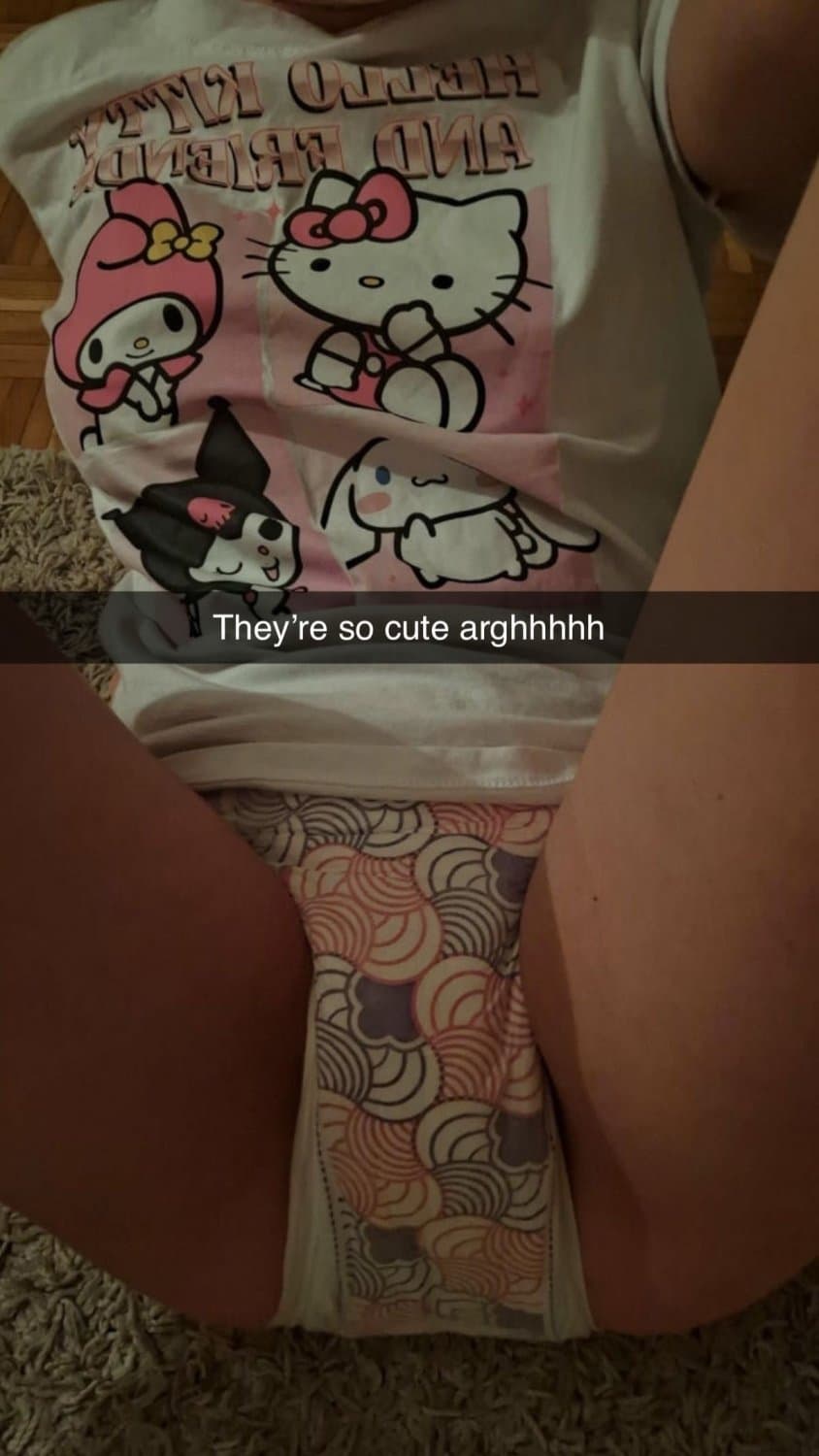 Cute tanned girl shows off her diapers and pull-ups