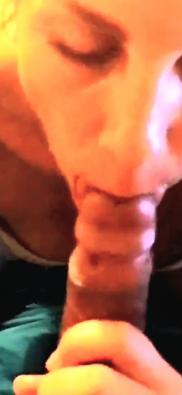 Wife horny slut sucking dick