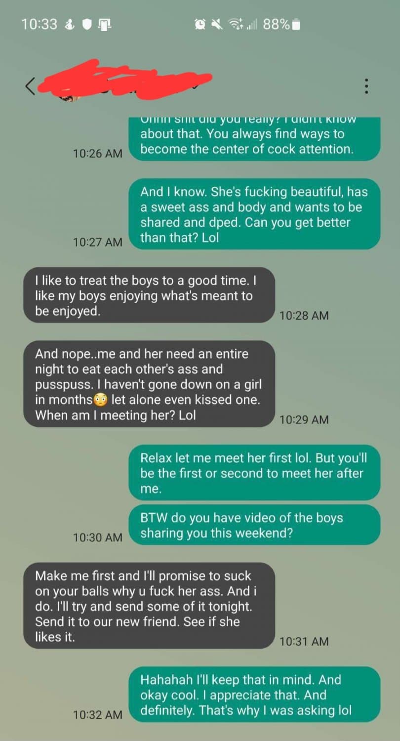 Click to view full size SHARED SLUT (Add my girls Snap ?- Krissytinna07 or DM me for more)