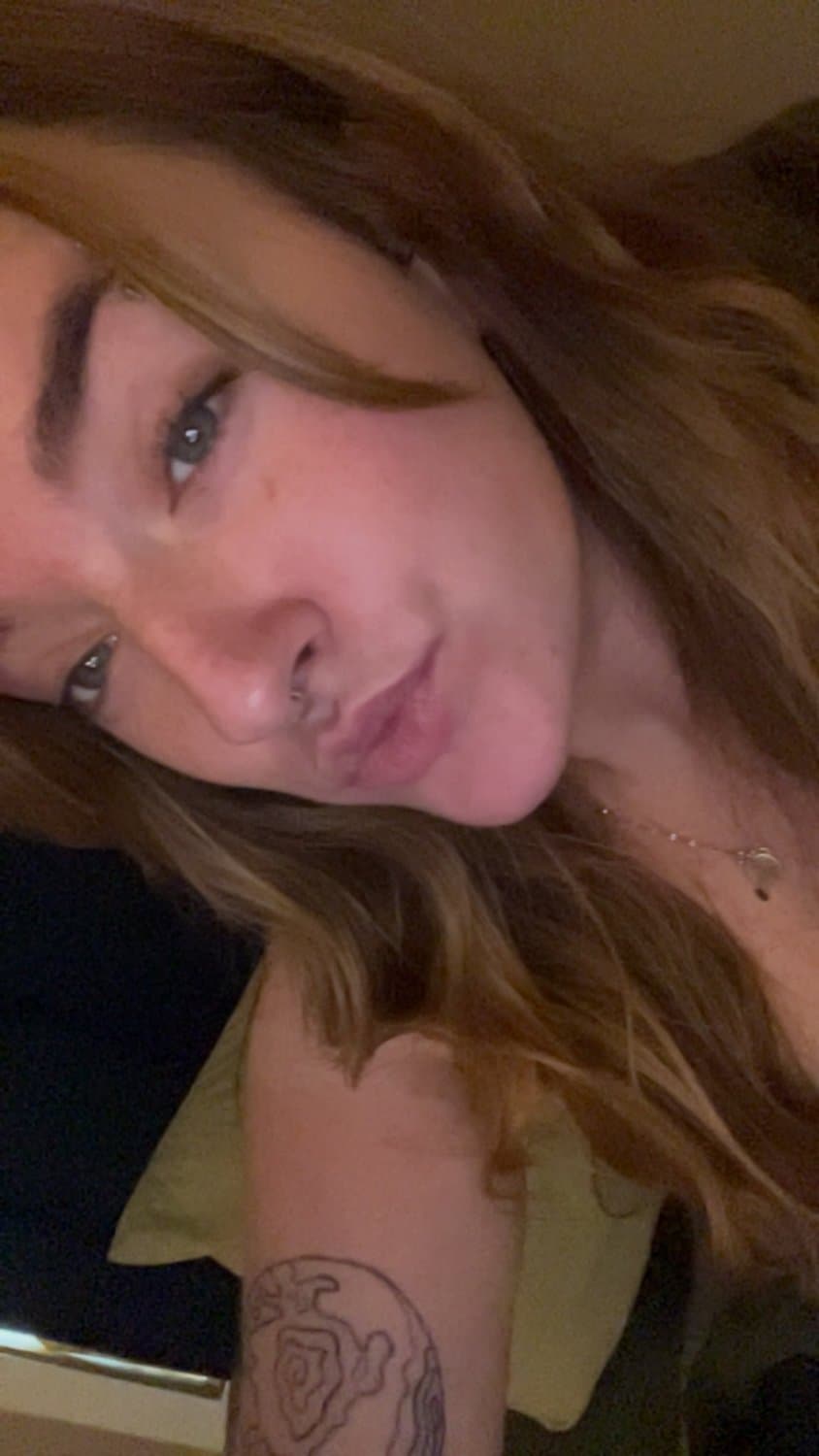 White Girl Leaves a Mess On Her Bed after Cumming On Black Horsecock