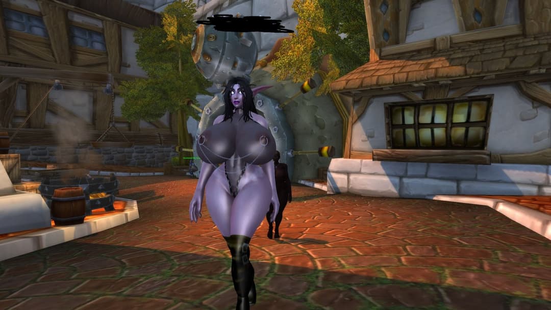 SPADED elven BANBAIT gets leashed and cleaned out