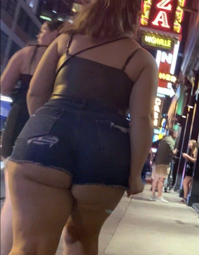 Denim shorts & Ass
