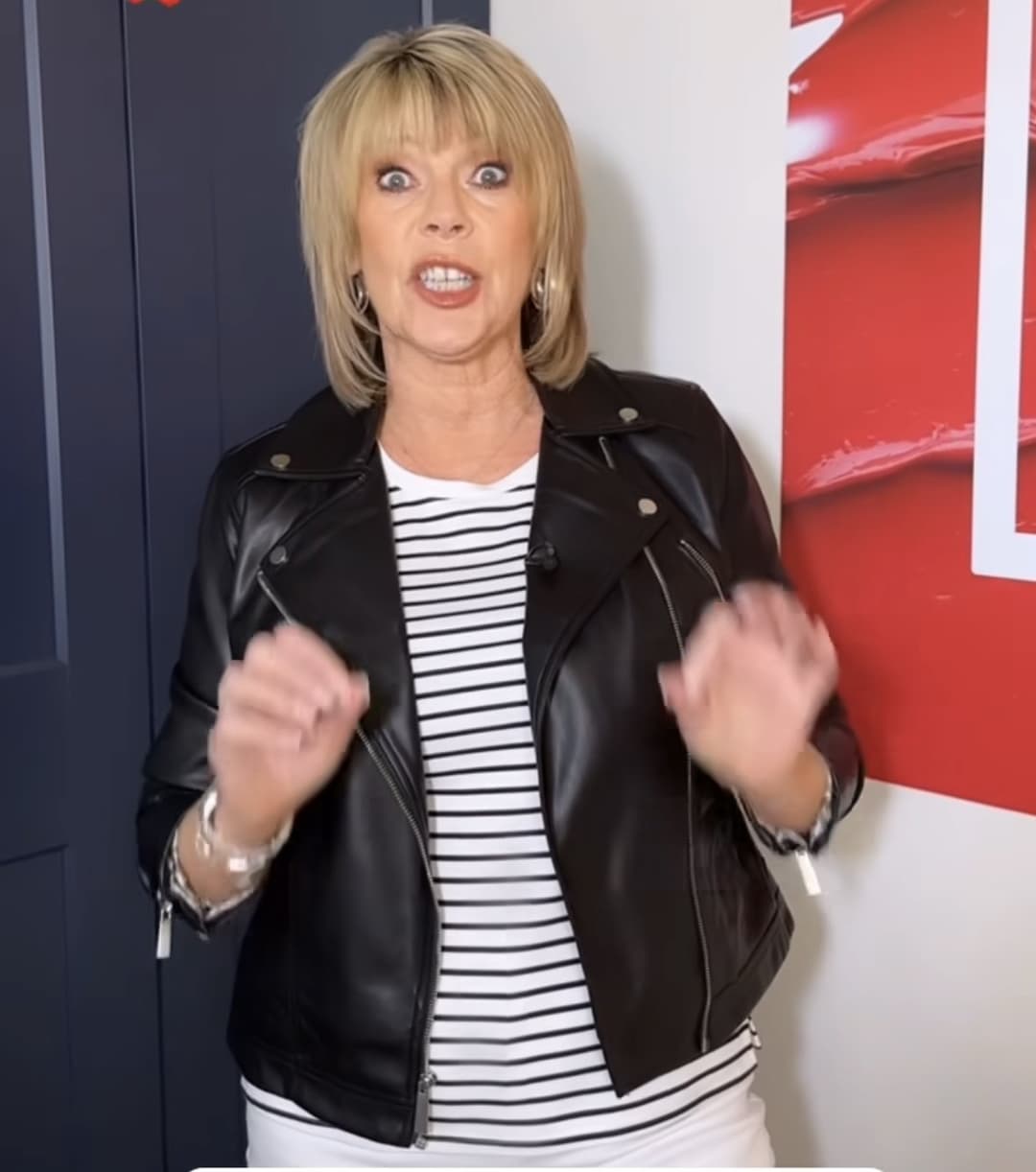 Ruth Langsford - Leather Jacket