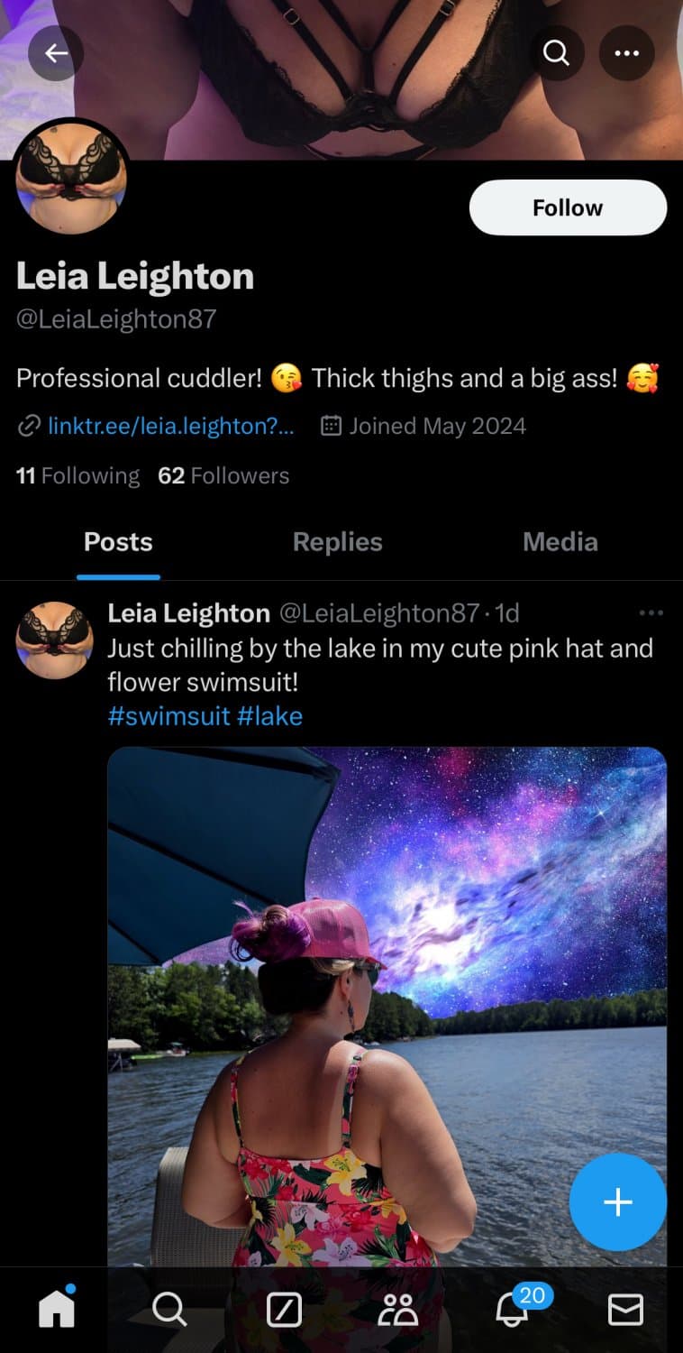 Leia Leighton BBW wants to be a pornstar