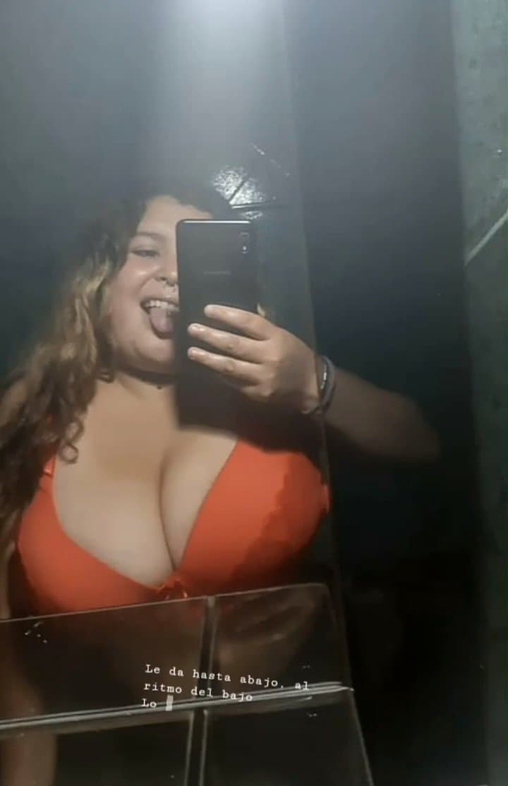 Ludmila, gordita puta de JCP. Fotos de instagram