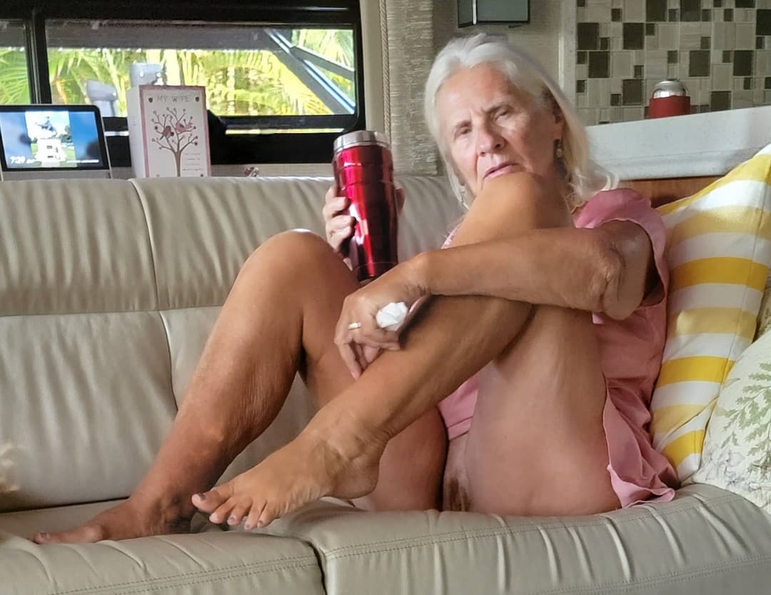 Click to view full size Joyce Flashes Pussy During a Skin Check