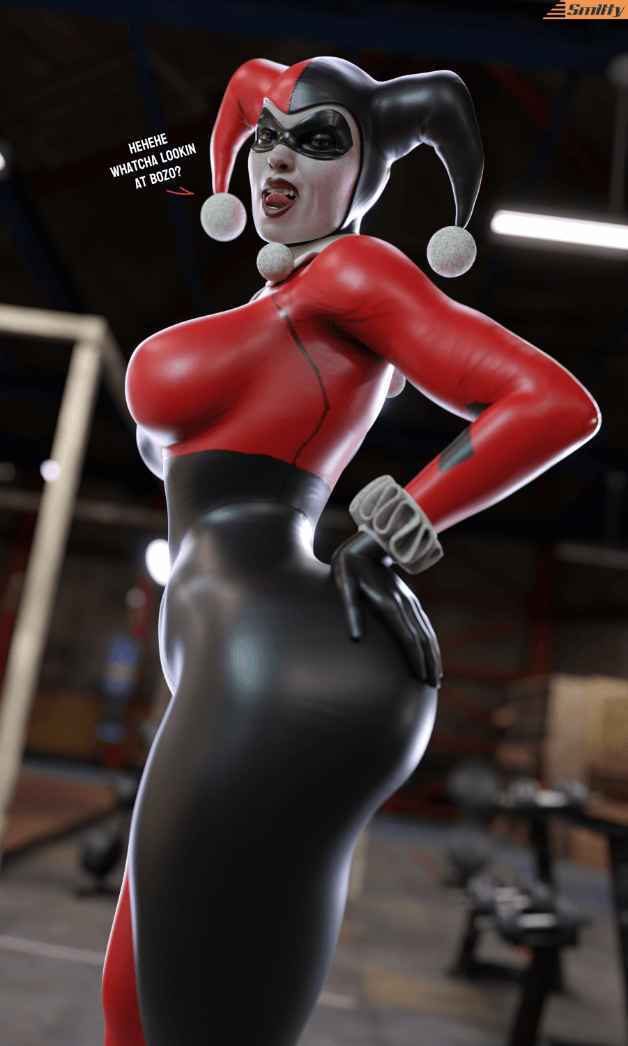 Harley Quinn Blacked