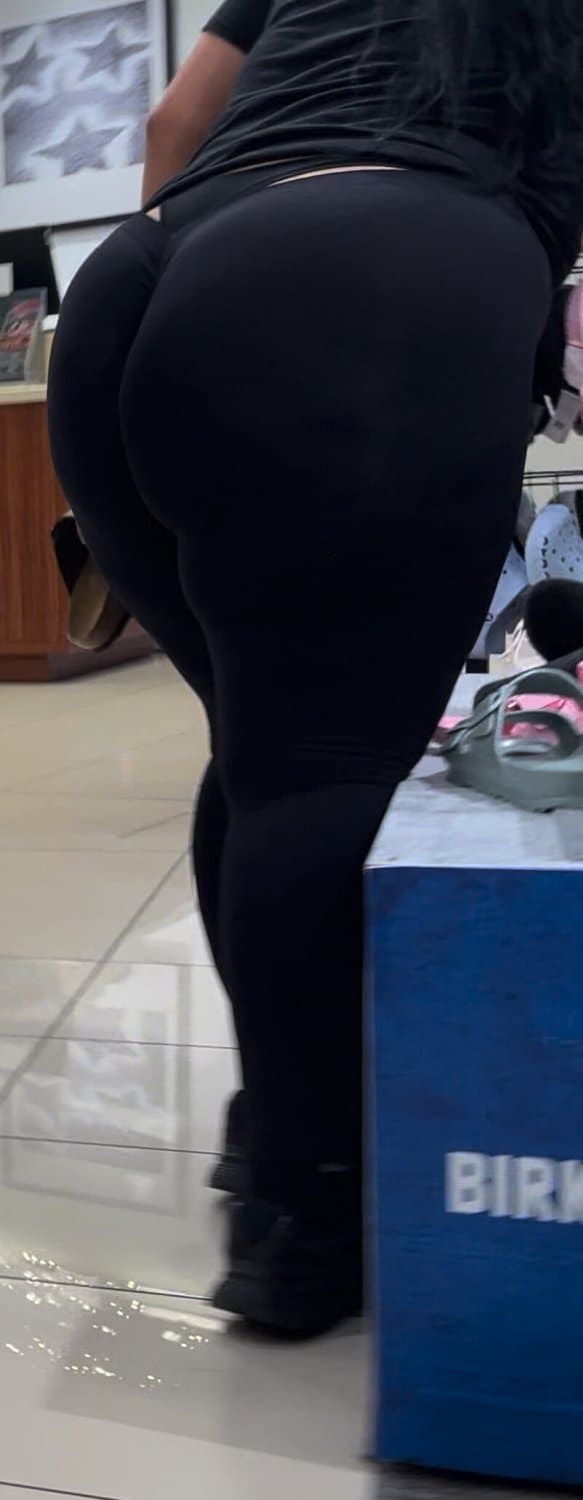 Black thong show off. Tease. Whale tail . Thong slip. Not oc