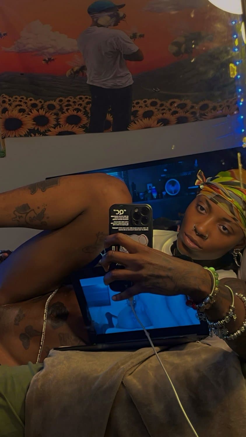 Ebony Dyke Stud Black Tomboy Tajee