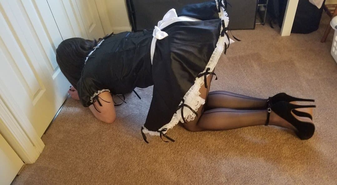 Sissy loser Brandi forced to be a maid for his bully! She must be owned! Kik: fagskirtedforever1