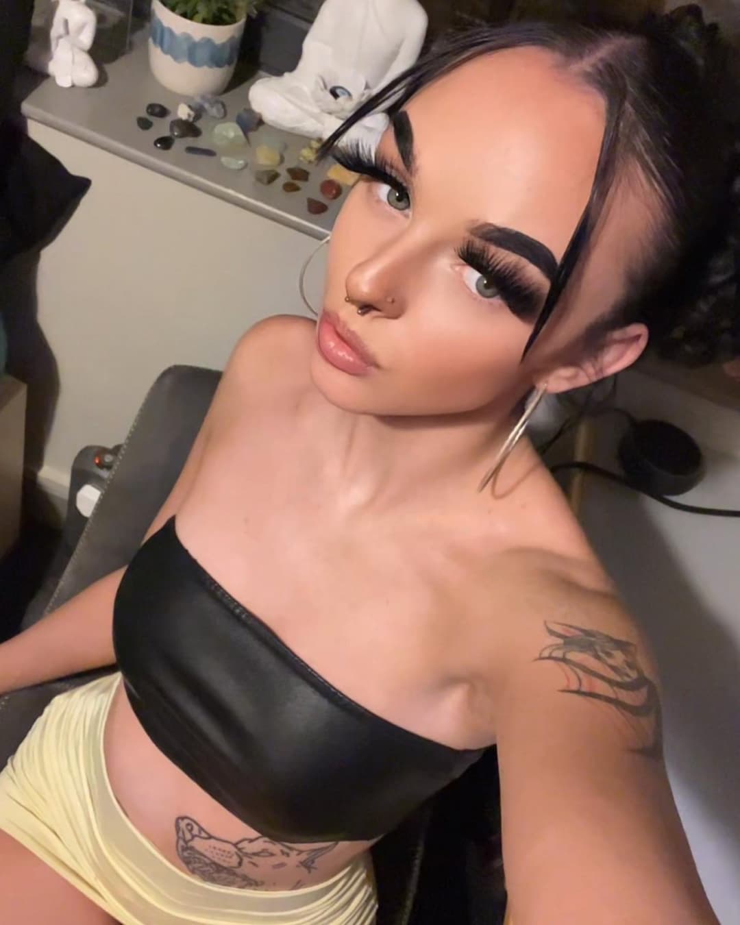 Click to view full size IG slut Ebra (21) IRL submitted, tattoed goondoll