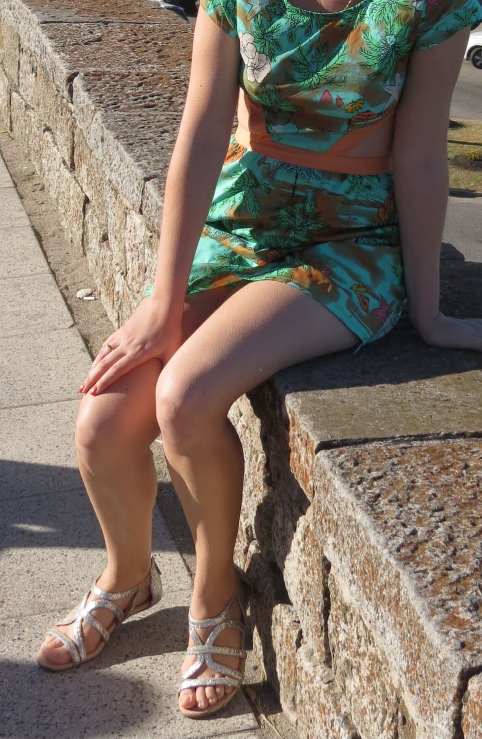 Beautiful feet of Flora