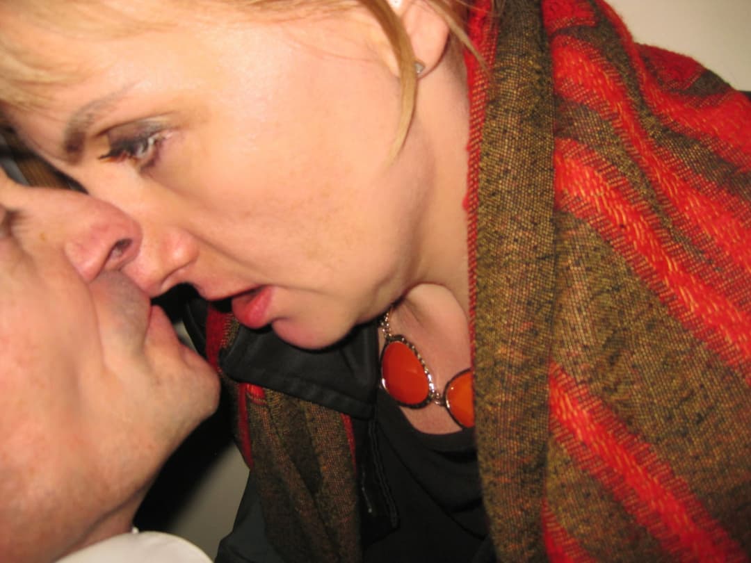 Caroline Polish outdoor blowjob