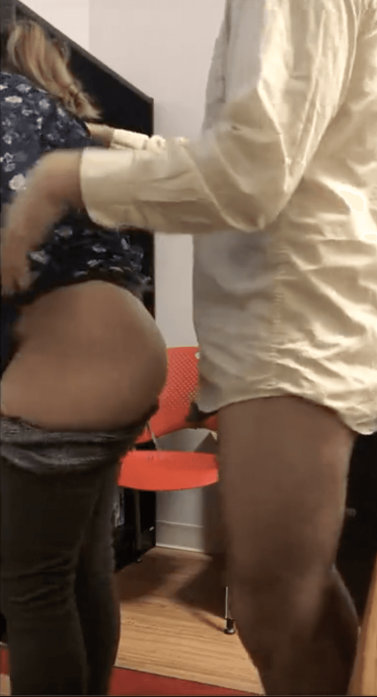 Real cheating married Latina employee sucks and fucks her boss in the office on hidden cam