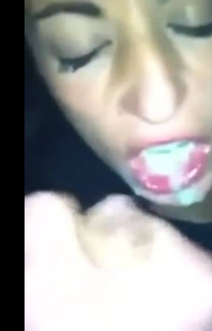 Thirsty nut goblin swallows baby gravy?