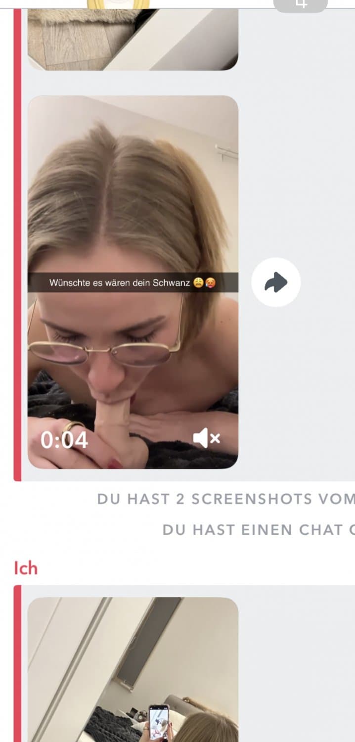 Geile deutsche bläst Dildo auf Snapchat! Deeptroath!