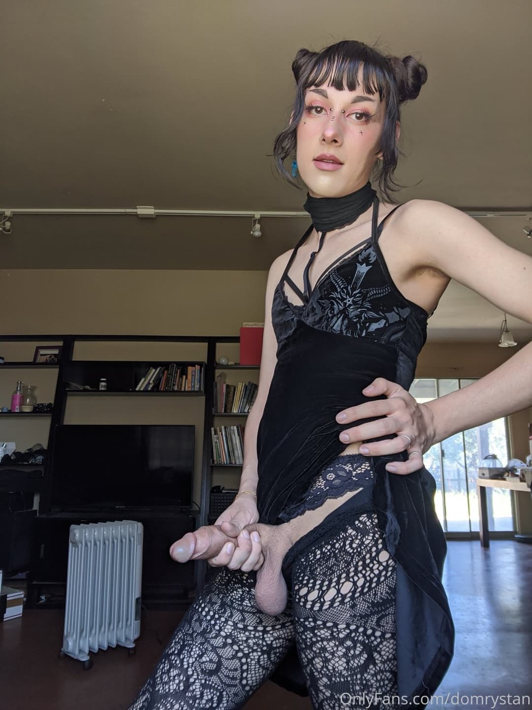 PT3 -DomRystan - Dominique Rystan , Trans With Massive Long Cock