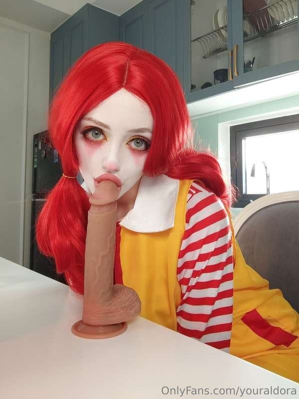 Clown cosplays are her thing?