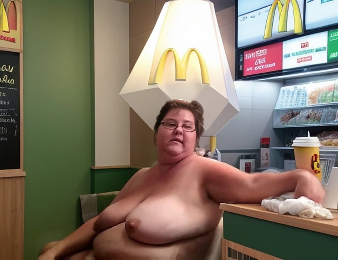 Trailer park poor White trash one leg bbw seriously look at her place