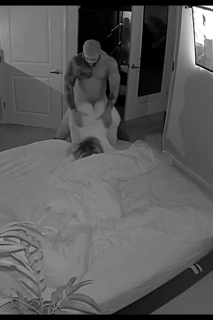 Husband installs security camera to see if his wife is cheating...