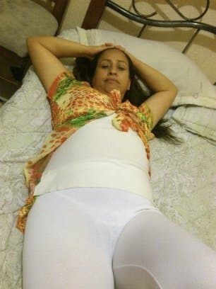 De blanco y peluda zorritanez