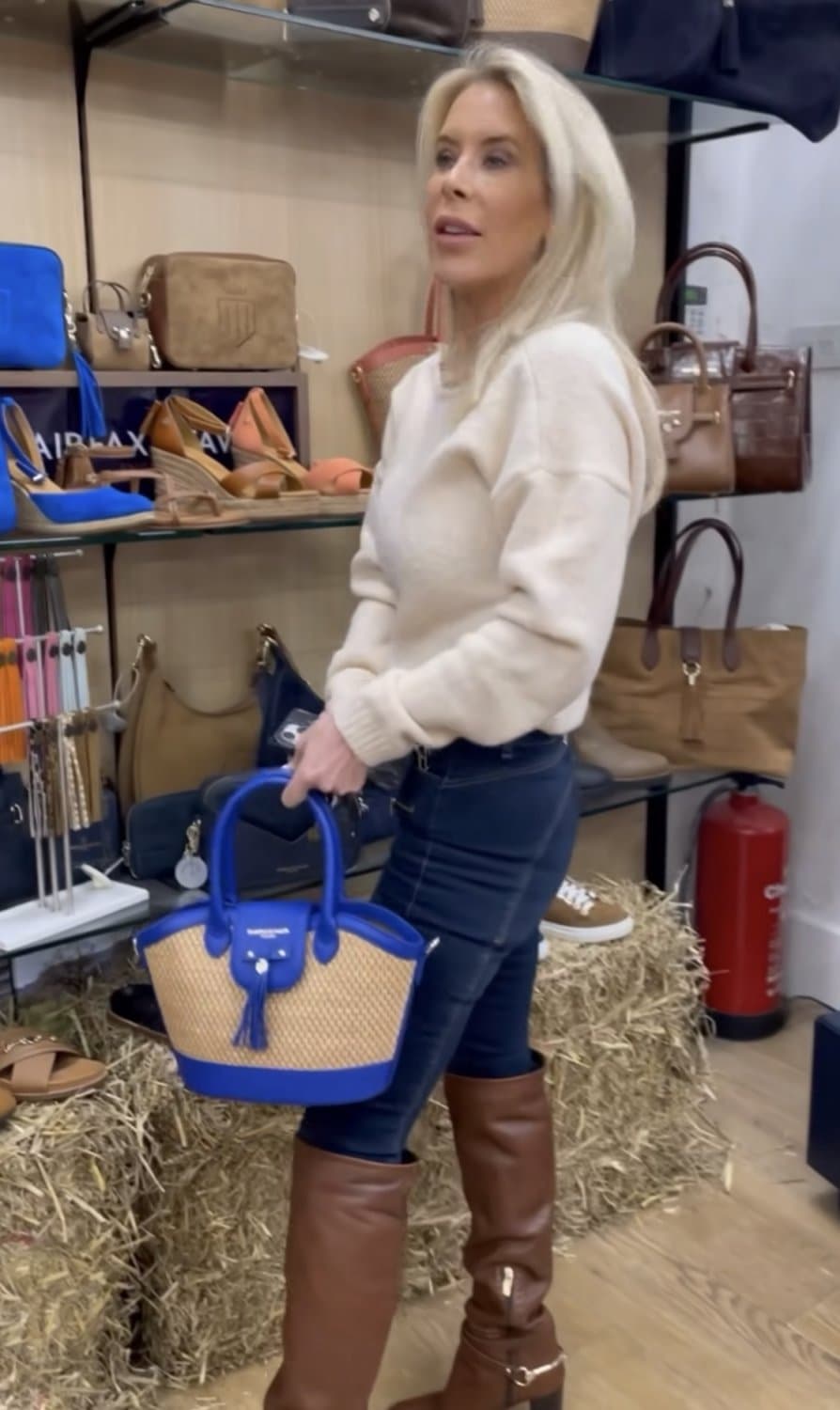 Rachel Lugo - Brown Knee High Leather Boots