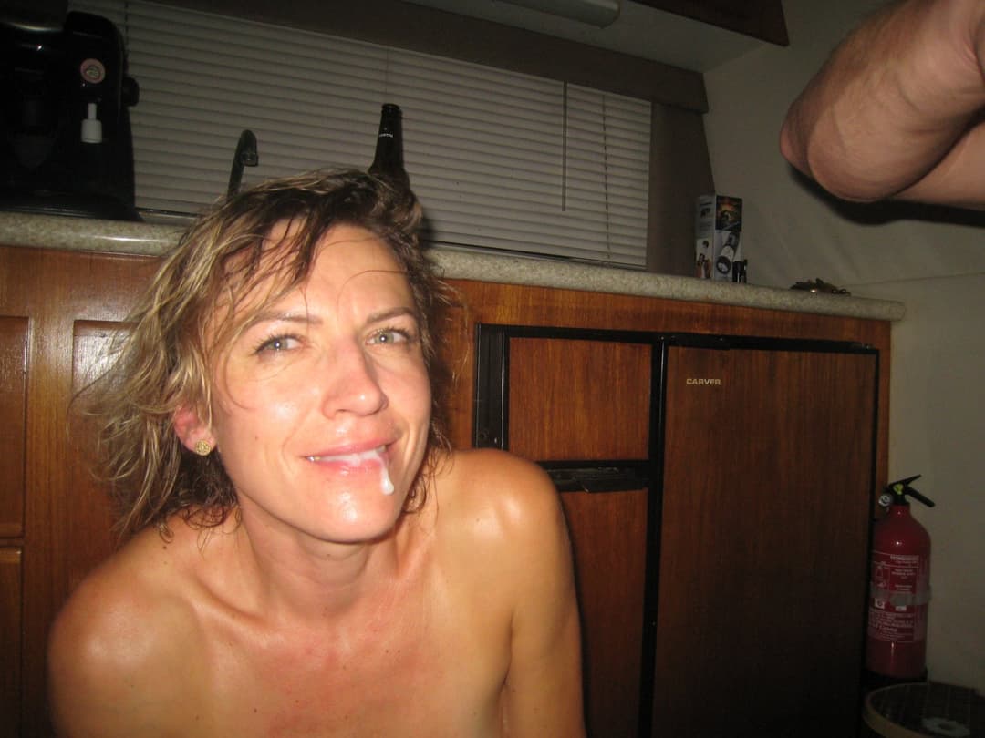 Boss with Friend Fucked Irina Slut Wife on a Boat