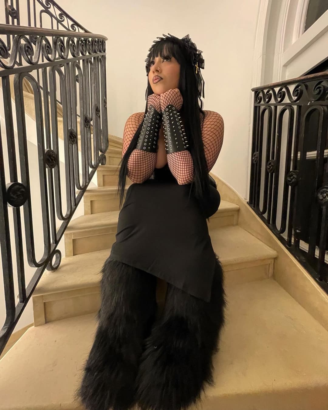 Sexy lil Gothic thick booty