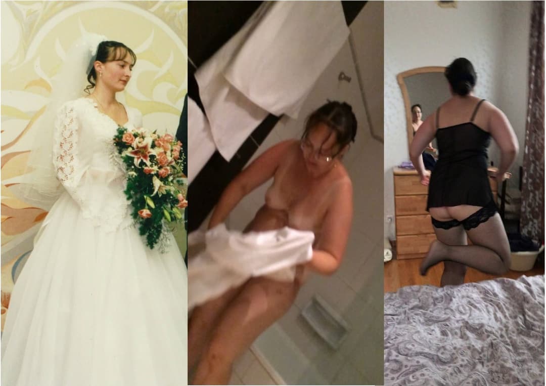 Bride before after