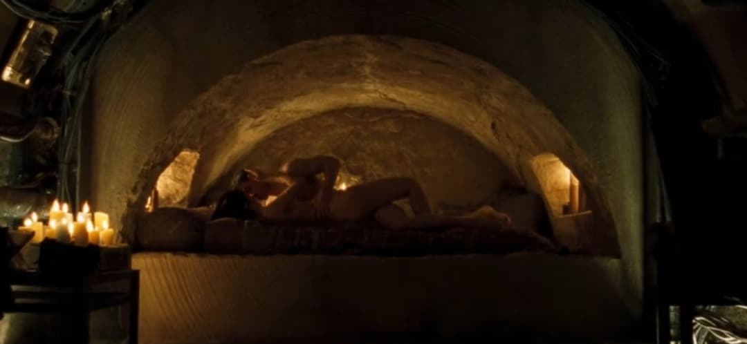 Neo cums inside Trinity (Matrix Reloaded)