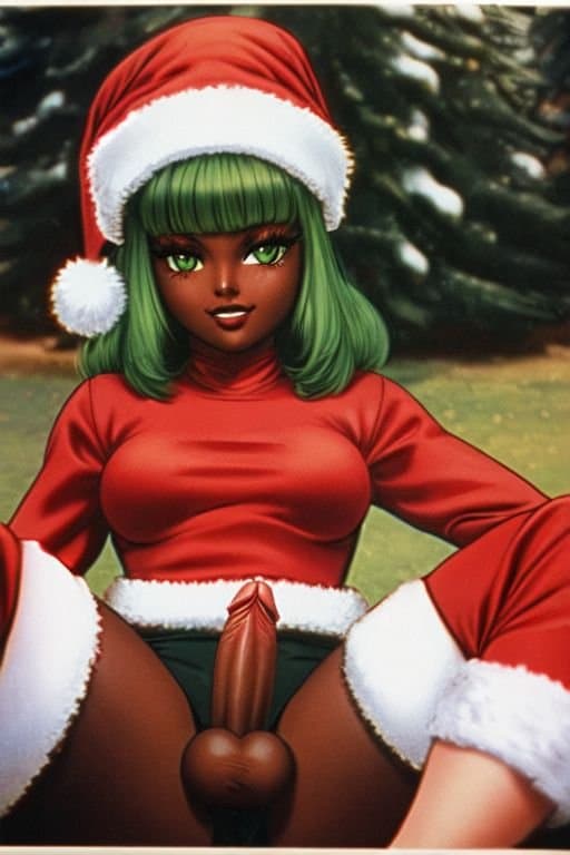 Holiday Futanari | My gift from me to you is two albums of AI porn! Happy Holidays!