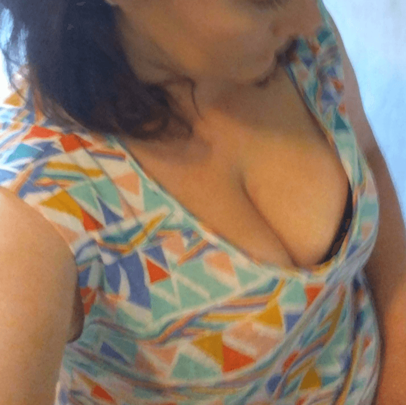 Wife teasing with dildo