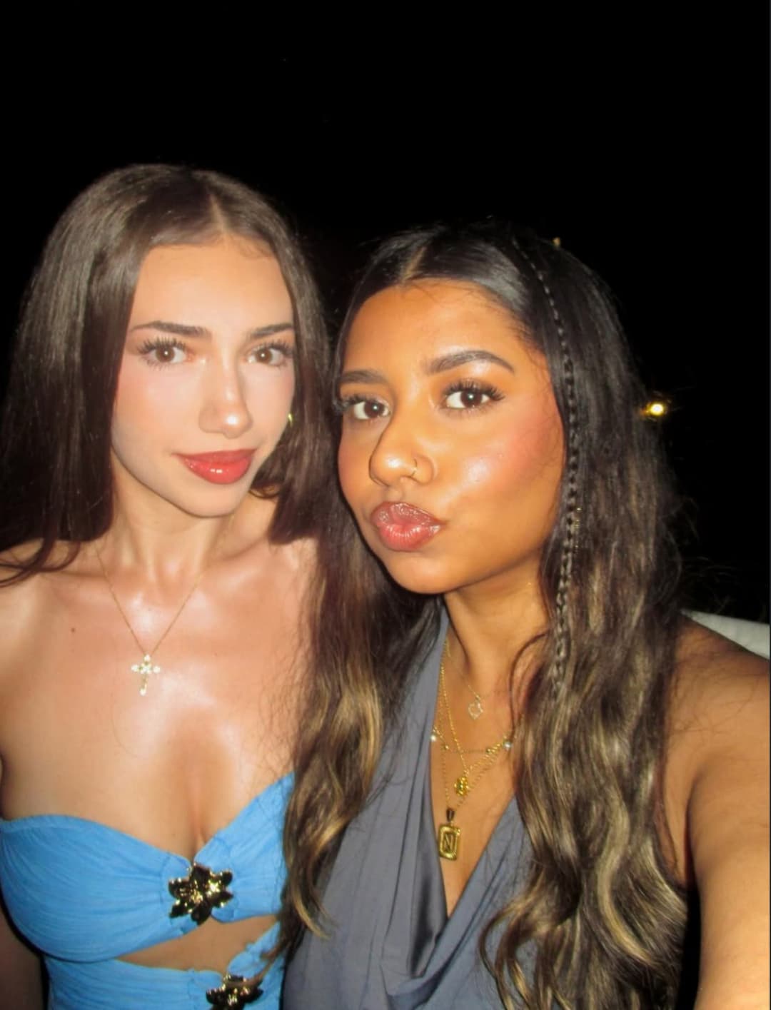 Nazia gives her friend Eleni breast envy