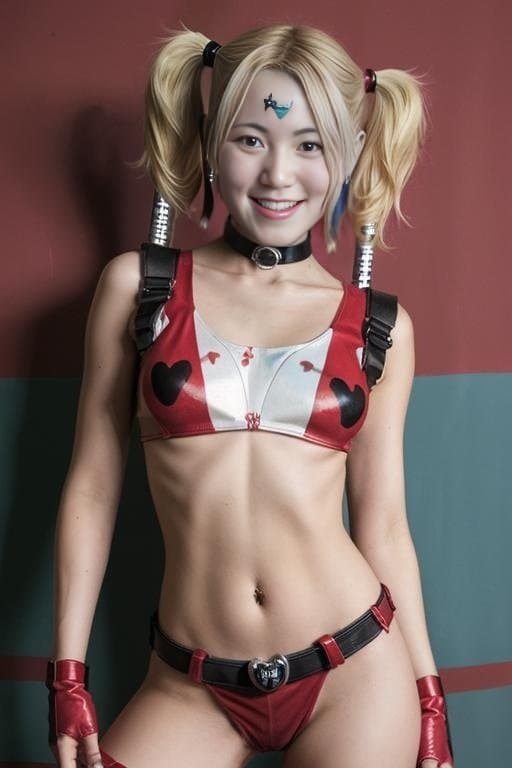 Lily, Asian Harley Quinn cosplay