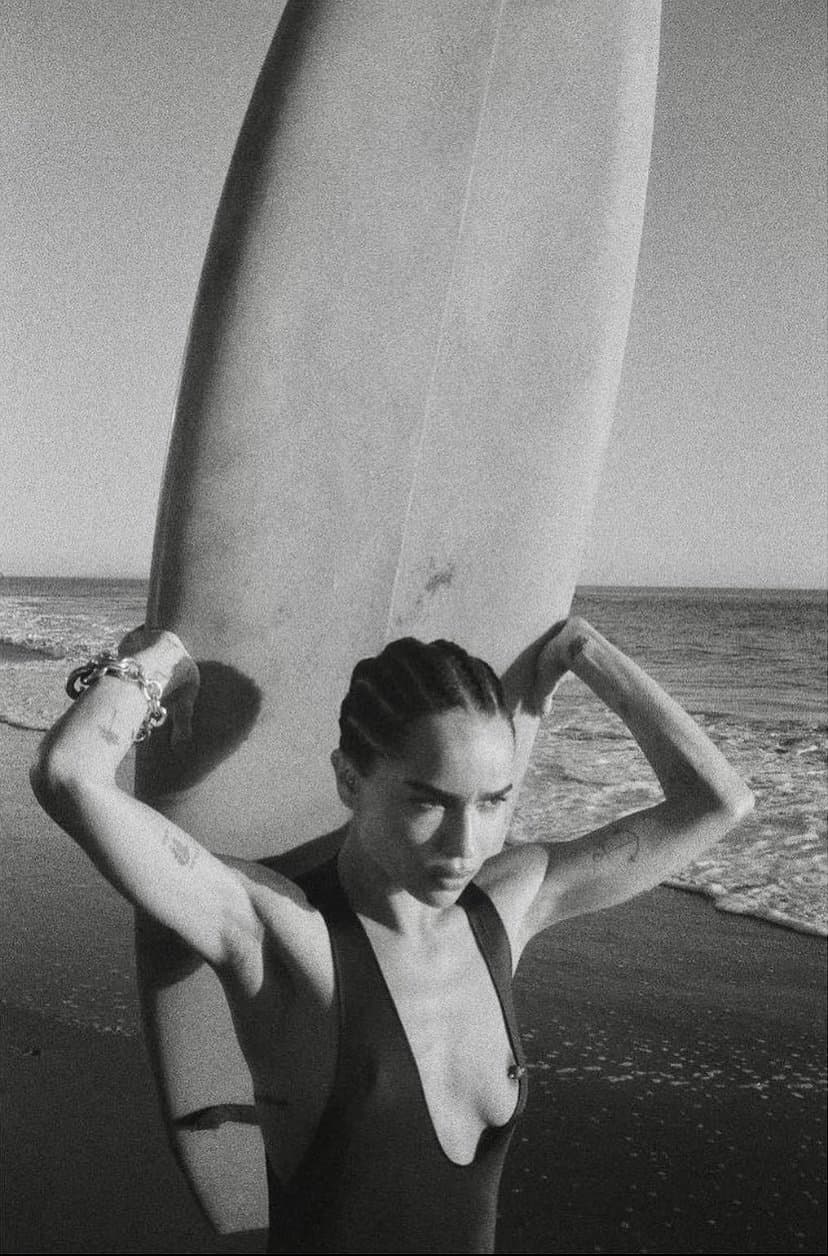 Zoë Kravitz | Saint Laurent 2024 | ph. Henrik Purienne