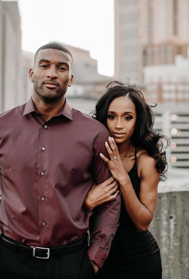 Fitness Couple having fun dark nipples