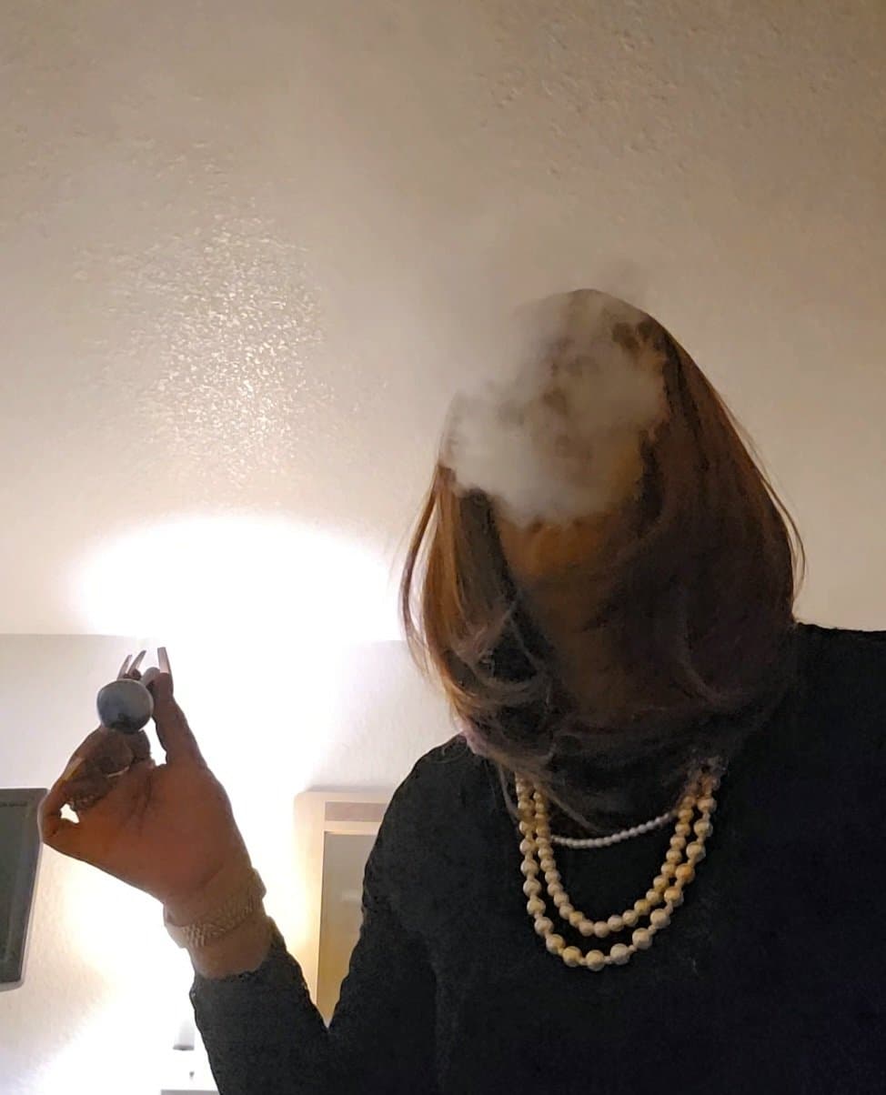 Trans walking, cloudy, used