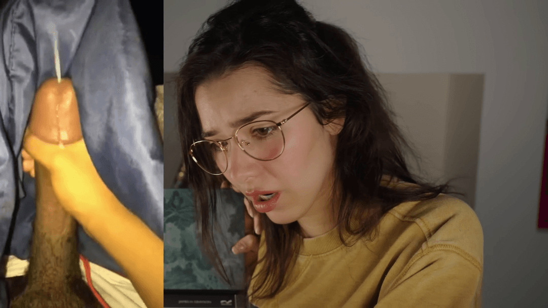 showing asmr glow my bbc nut vid in class! her first time ;)