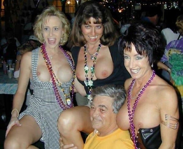 Lynn added her pussy to the collection of pussies guys were filming at mardi gras