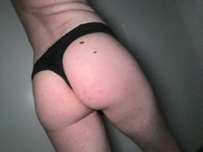 Send 3 likes to get this sissy slut in a g string. 5 likes for a spread open ass