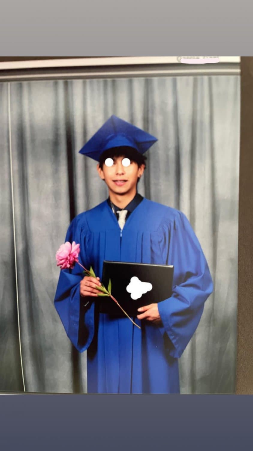 Fresh Latino teen boy