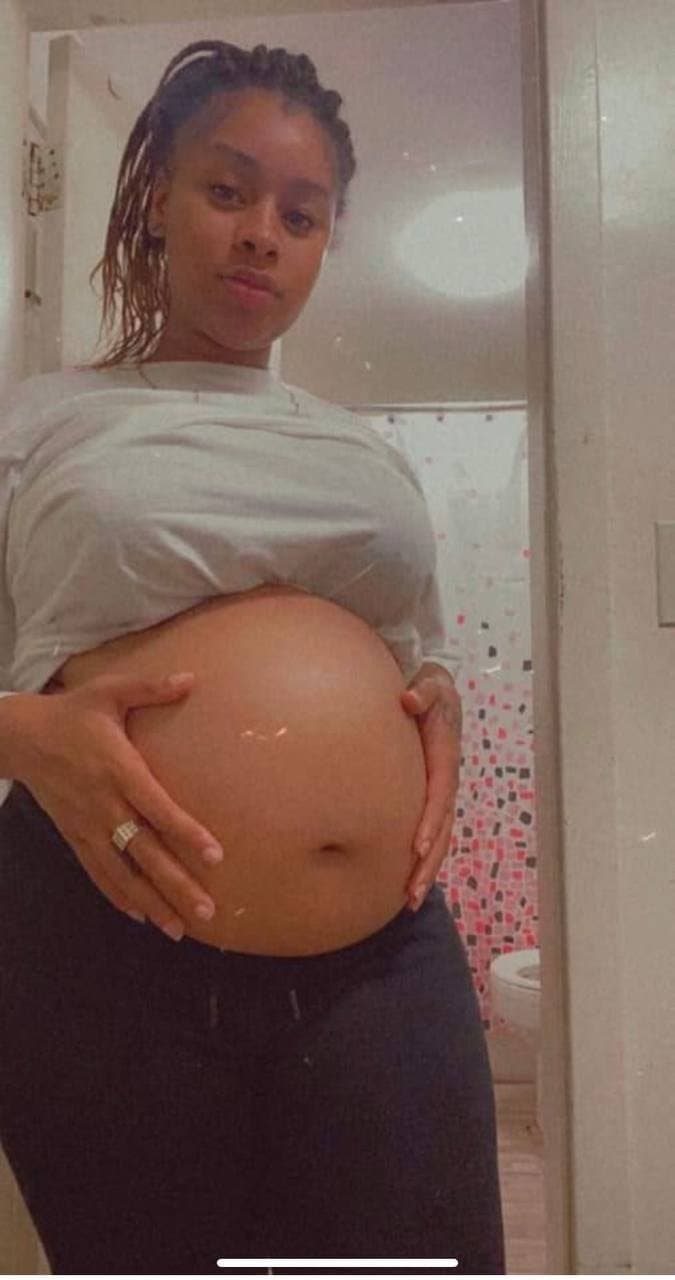 Pregnant whores Dejah, Dana & Heaven get cocked by horny perv