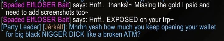 SPADED elven BANBAIT gets leashed and cleaned out