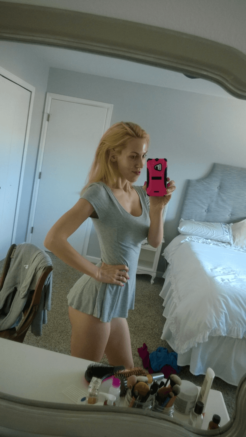 Busty Blonde Slut Wife Likes Wearing Other Men’s Cum Like a Whore