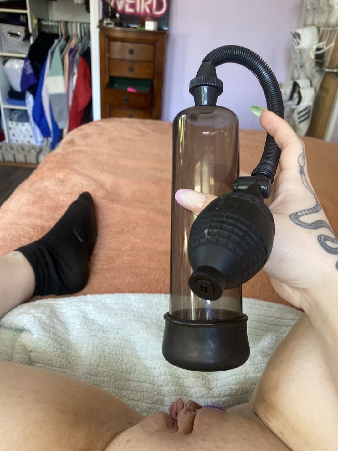 she is nothing but a set of holes for my pleasure,a filthy slave under my cock waiting for my order