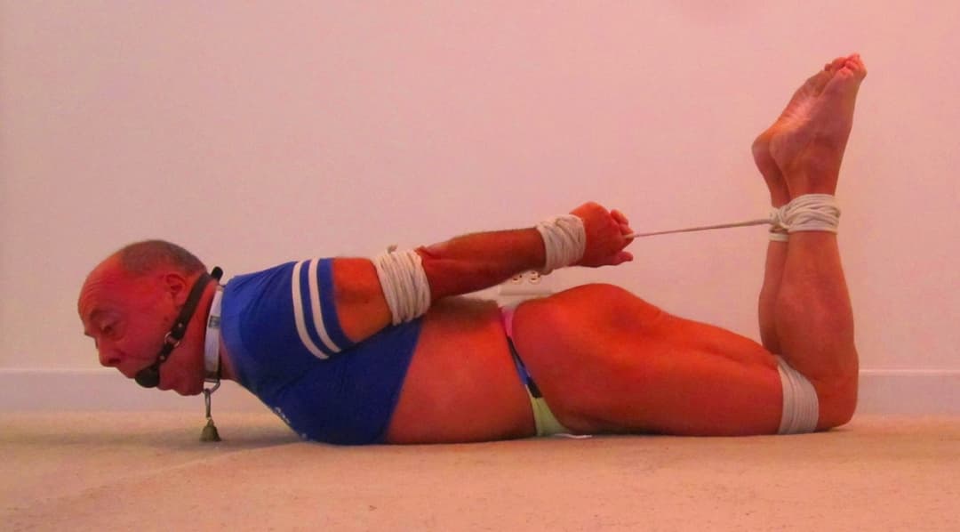 Hogtie Bondage Punishment for an Exhibitionist in a Thong